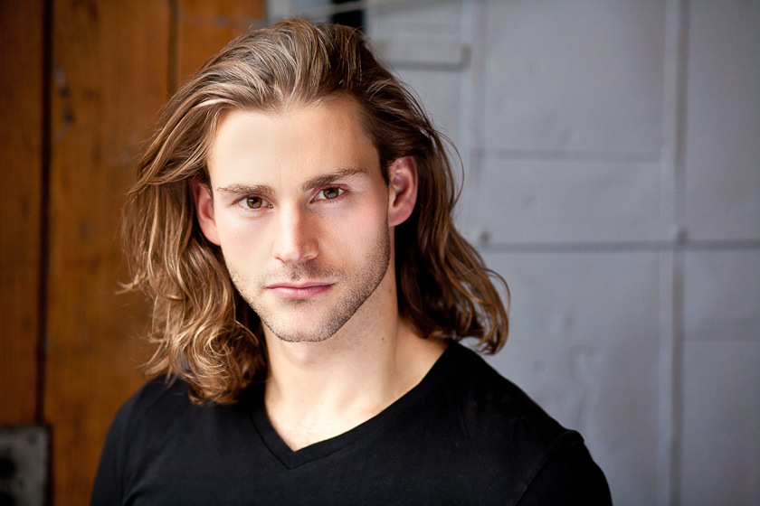 Headshots for actor David Michael Moote.