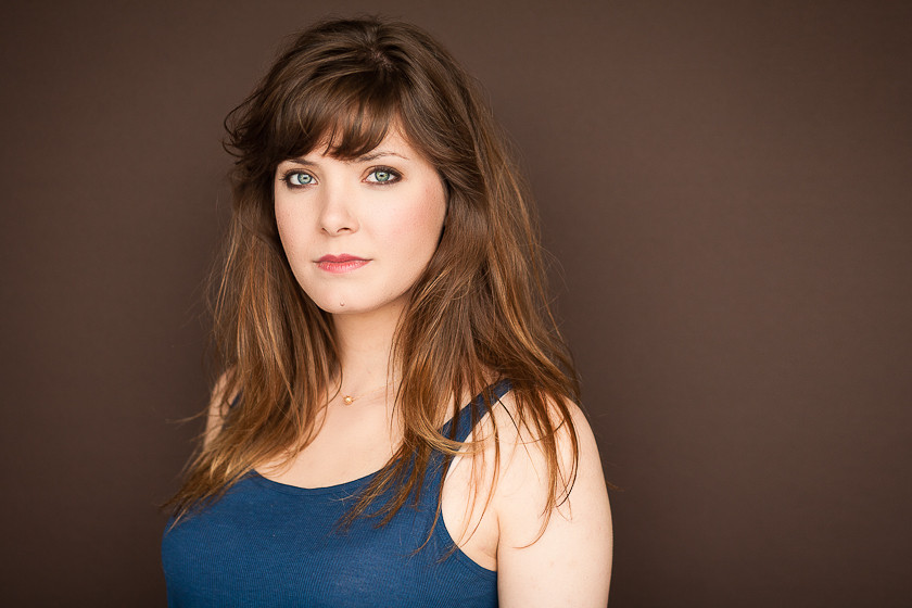 Headshots for actress Katie Uhlmann from Katie Chats.
